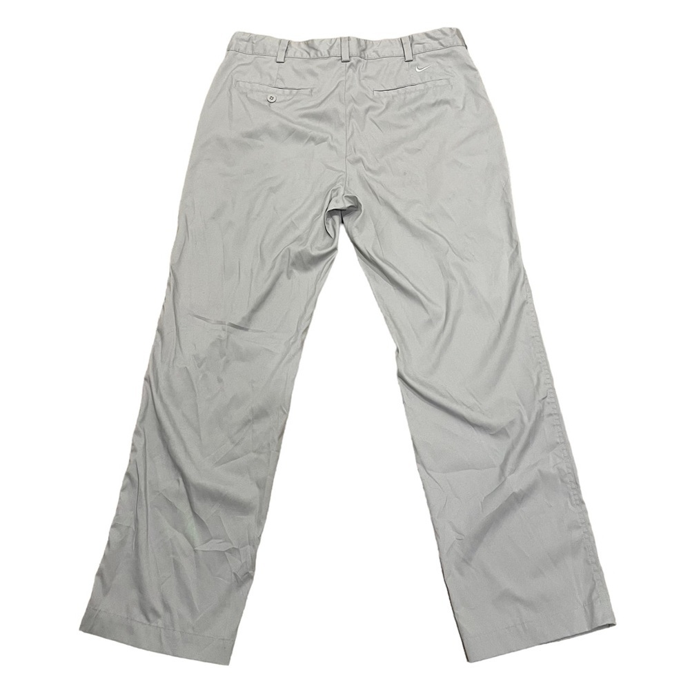 Mens 34x30 Nike Hybrid Woven Flex Golf Pants Chino Light Bone Flat Front - Picture 4 of 9